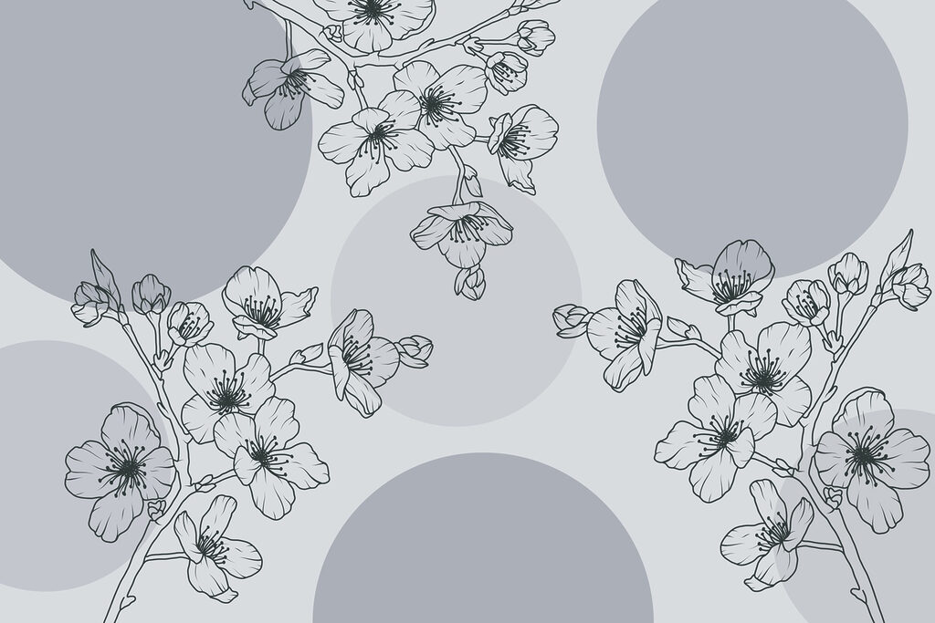 Delicate blossoms on a soft backdrop