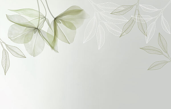 Gentle leaves in soft hues Gentle leaves in soft hues