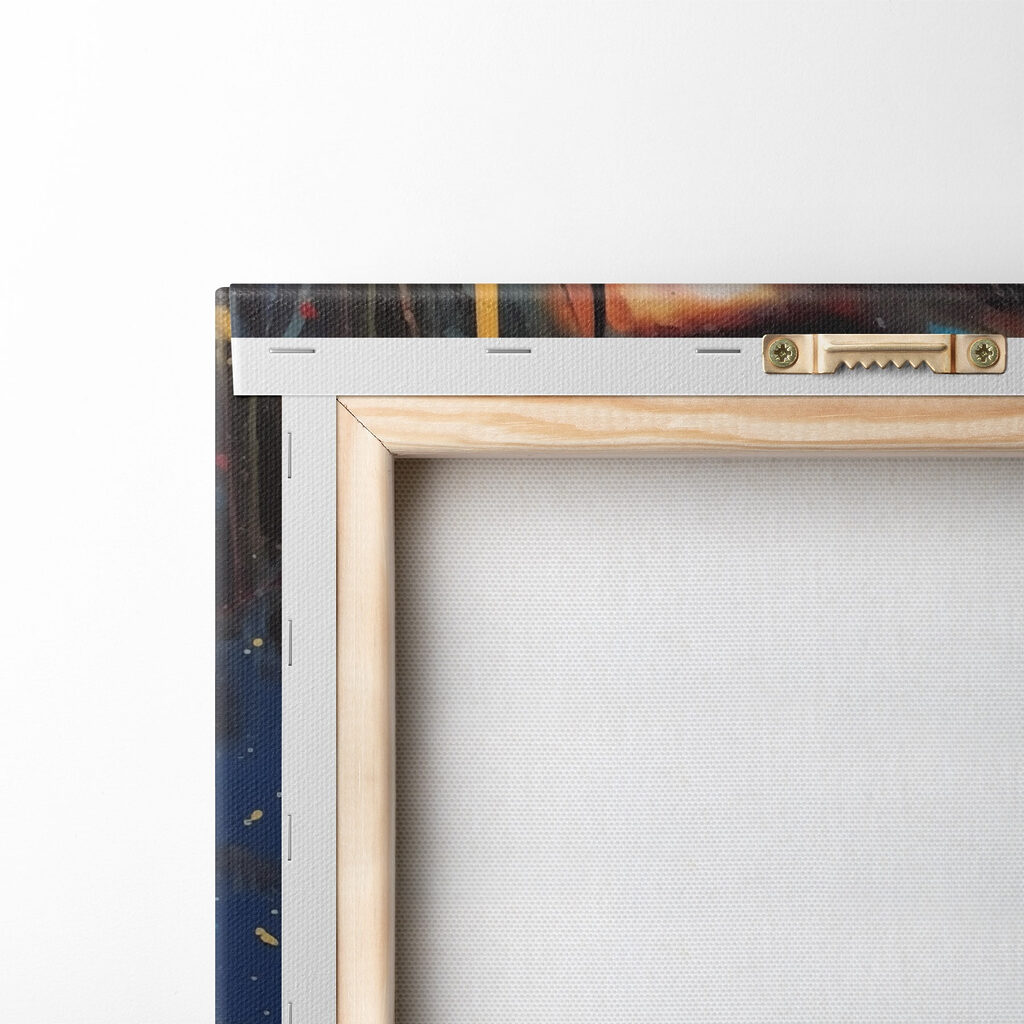 Painting of a woman's face