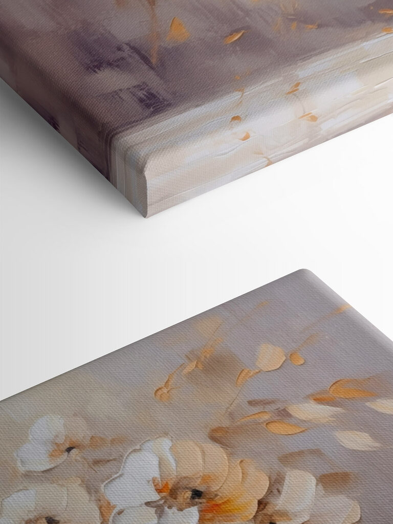 Painting of flowers in a vase