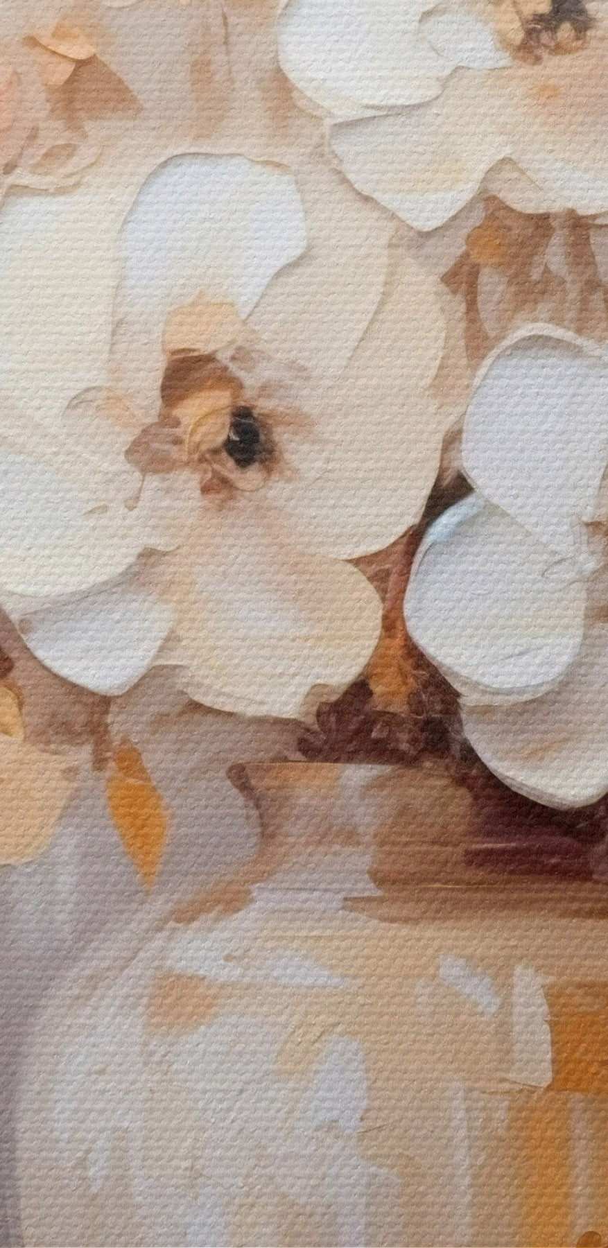 Painting of flowers in a vase Painting of flowers in a vase