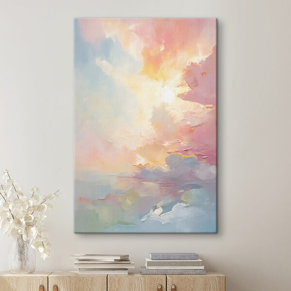 Painting of a sunset Painting of a sunset