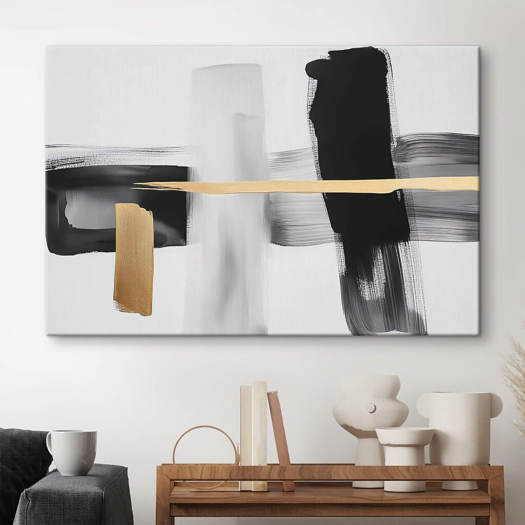 Black and white painting