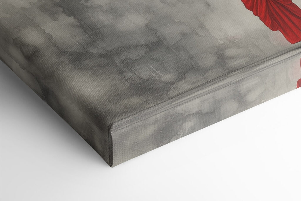 Man standing in front of a large statue