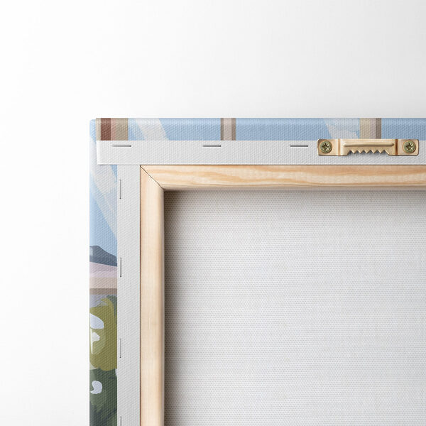 Vase of flowers and a candle in front of a window