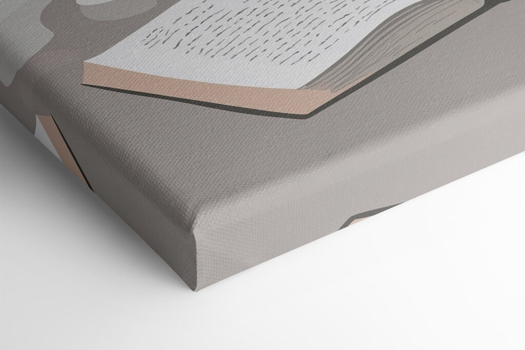 Book and a cup of coffee on a table