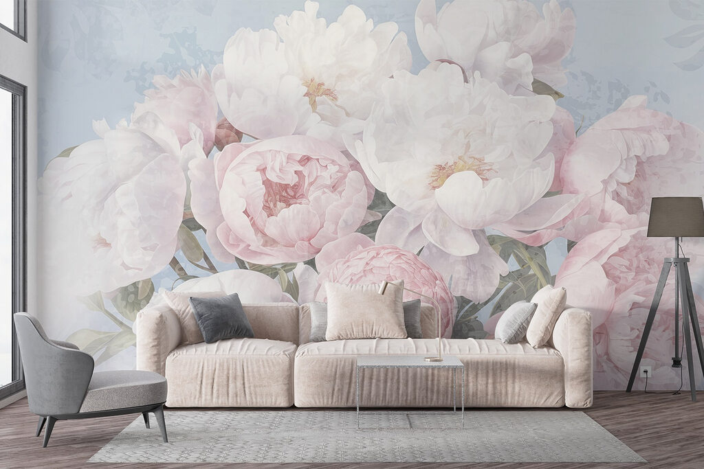 Bouquet of pink and white flowers