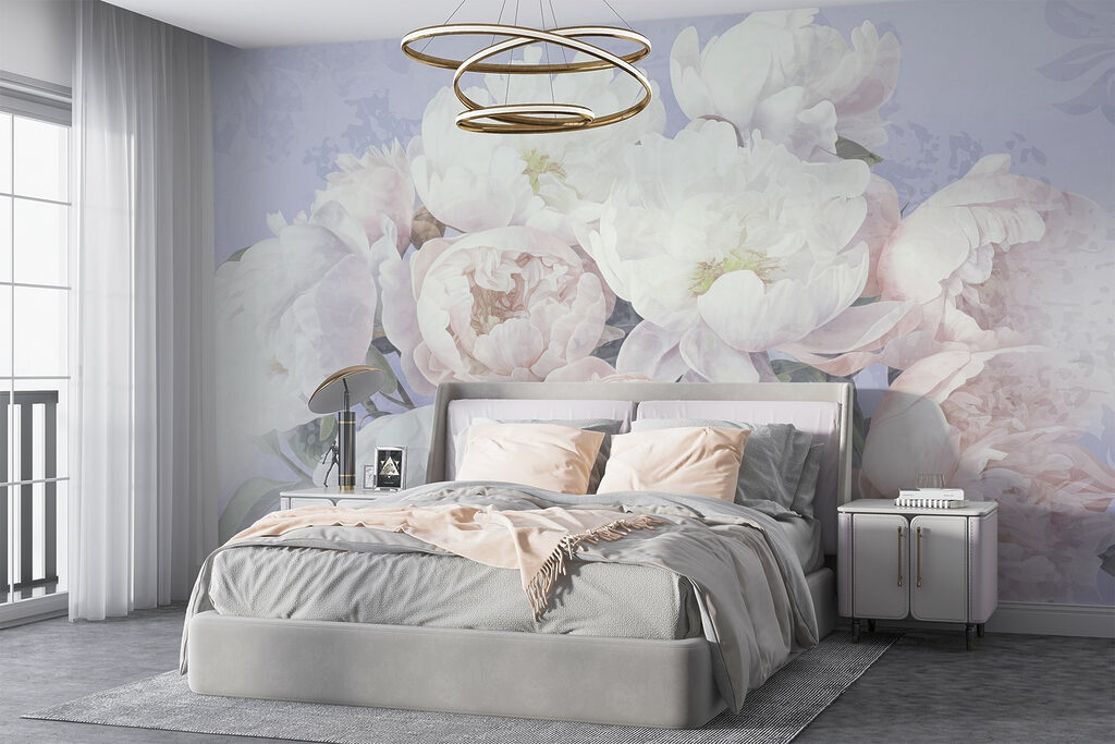 Bouquet of white and pink flowers