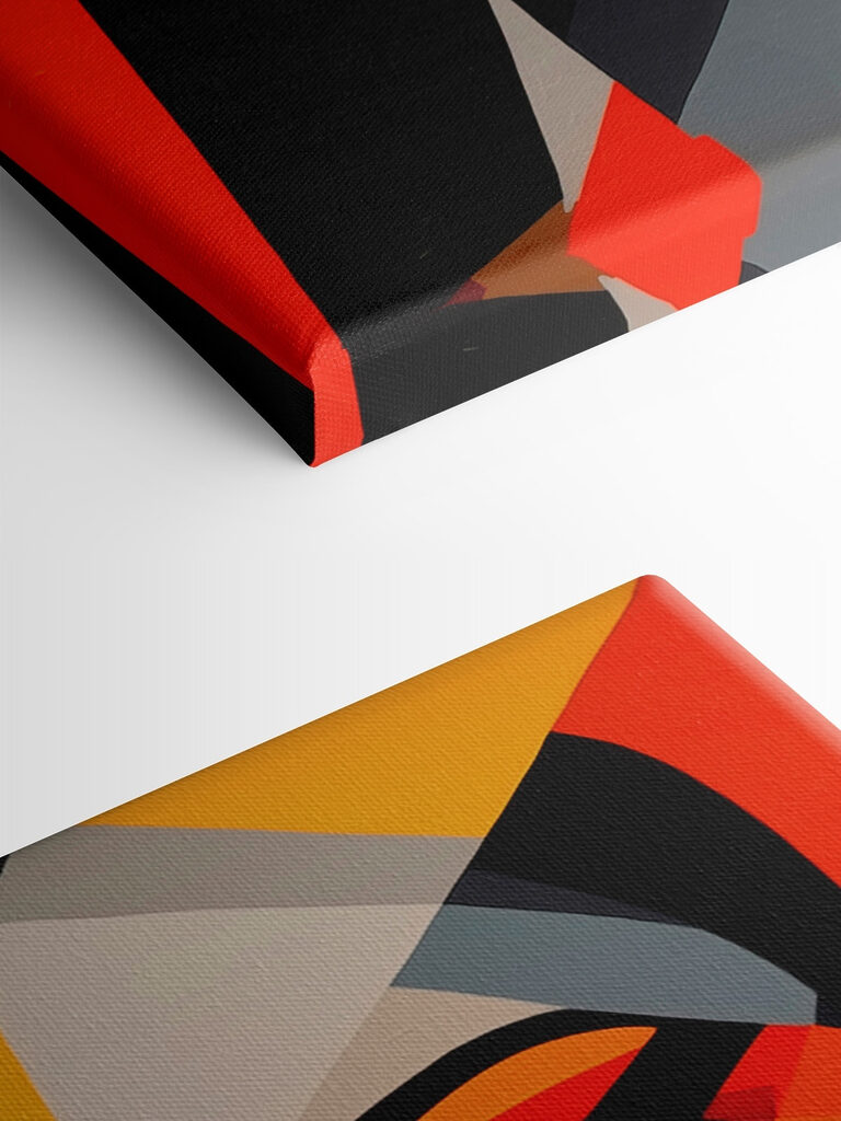 Painting of a woman's face Painting of a woman's face