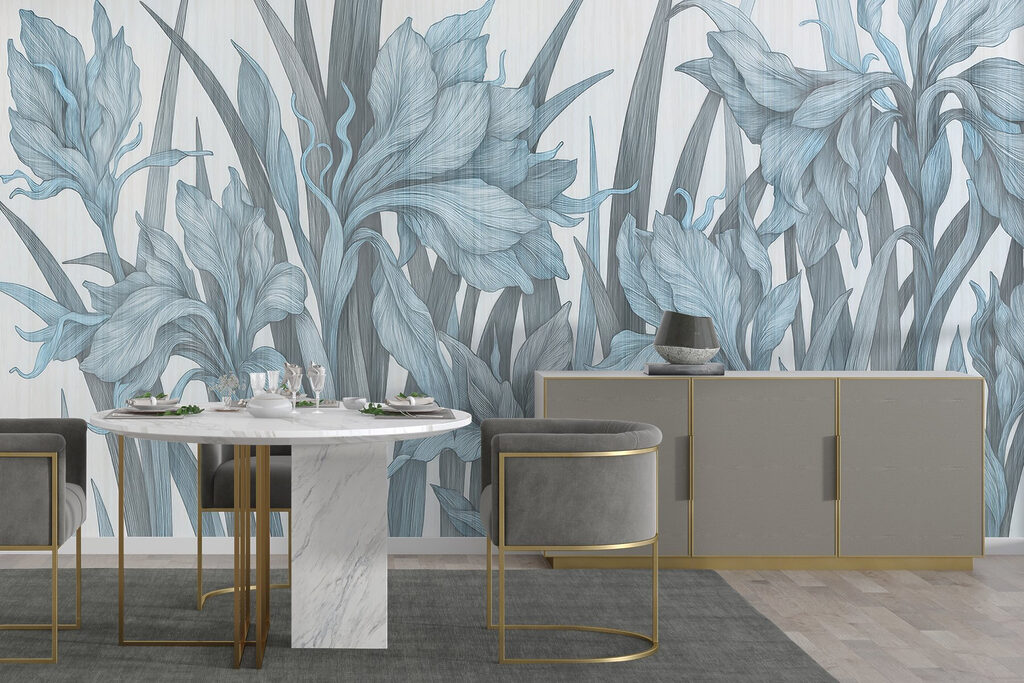 Delicate blooms in tranquil hues