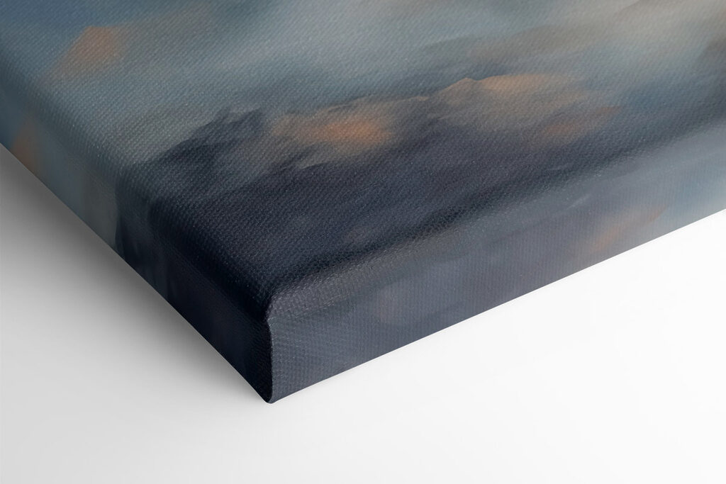 Mountain range with clouds Mountain range with clouds