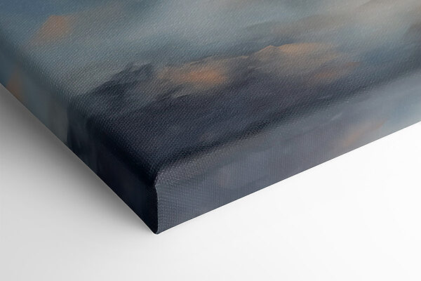 Mountain range with clouds Mountain range with clouds