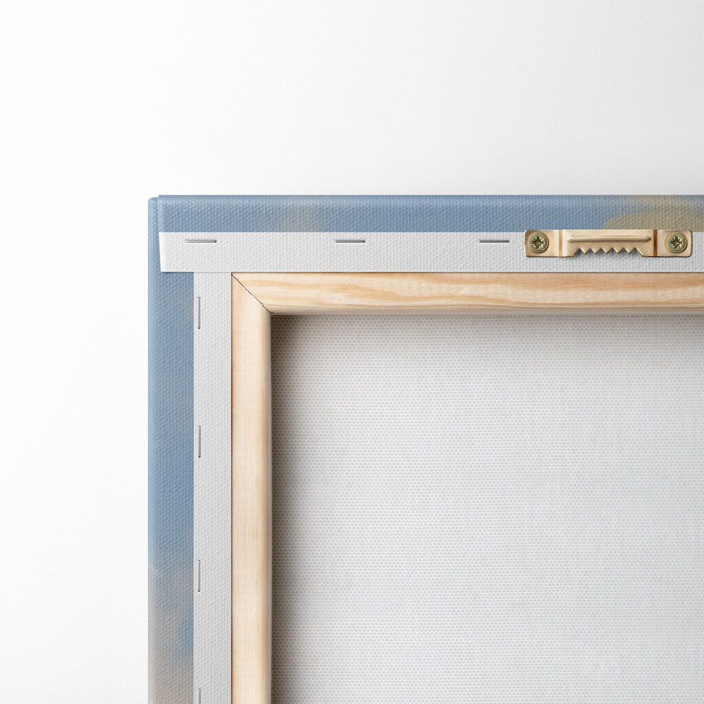 Painting of a beach with palm trees and boats Painting of a beach with palm trees and boats