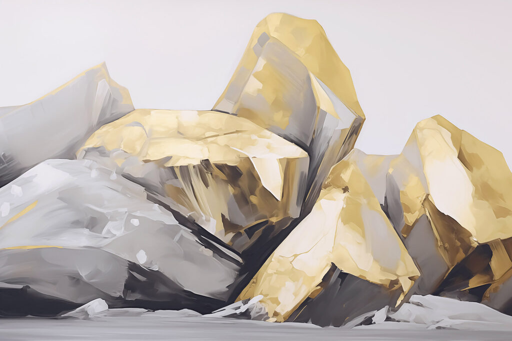 Majestic rock formations in soft hues Majestic rock formations in soft hues