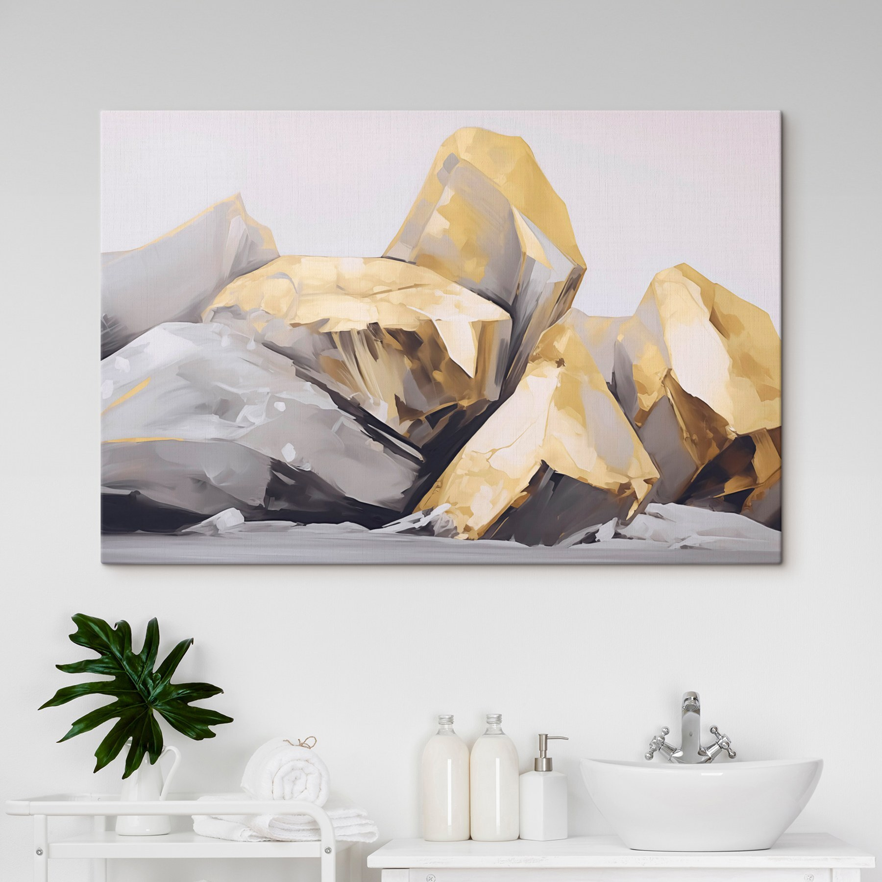 Majestic rock formations in soft hues Majestic rock formations in soft hues