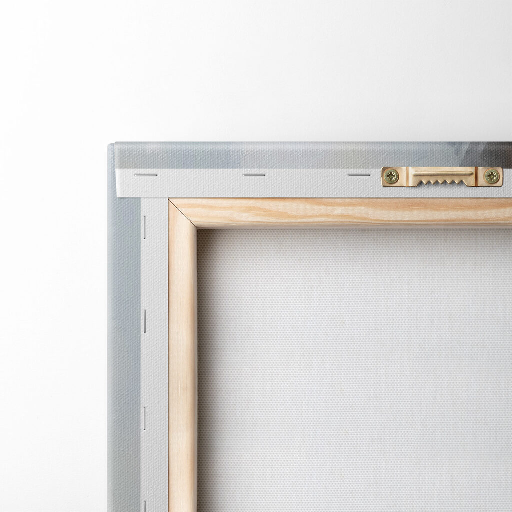 Painting of a column with ivy growing on it