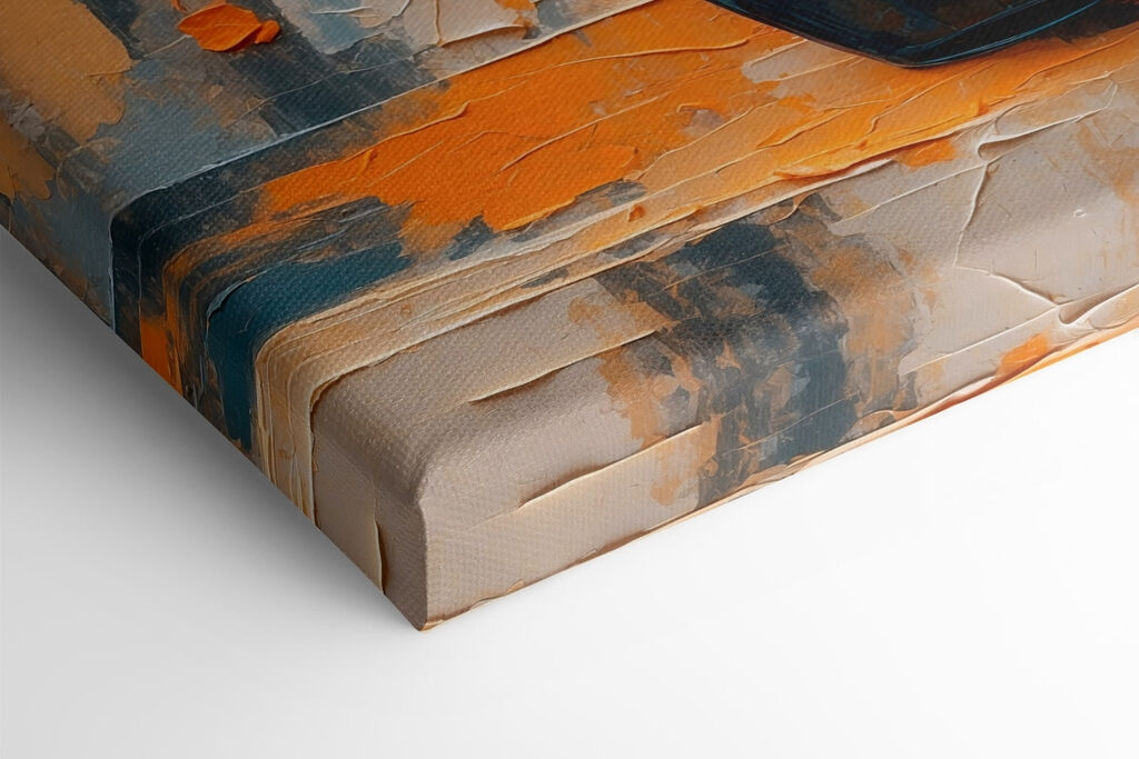 Painting of flowers in a vase