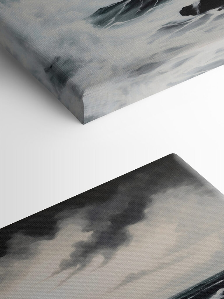 Painting of a ship in the ocean Painting of a ship in the ocean