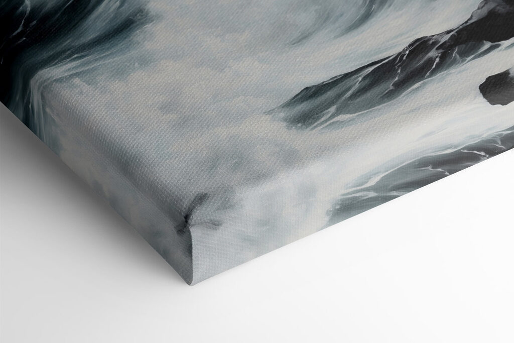 Painting of a ship in the ocean Painting of a ship in the ocean