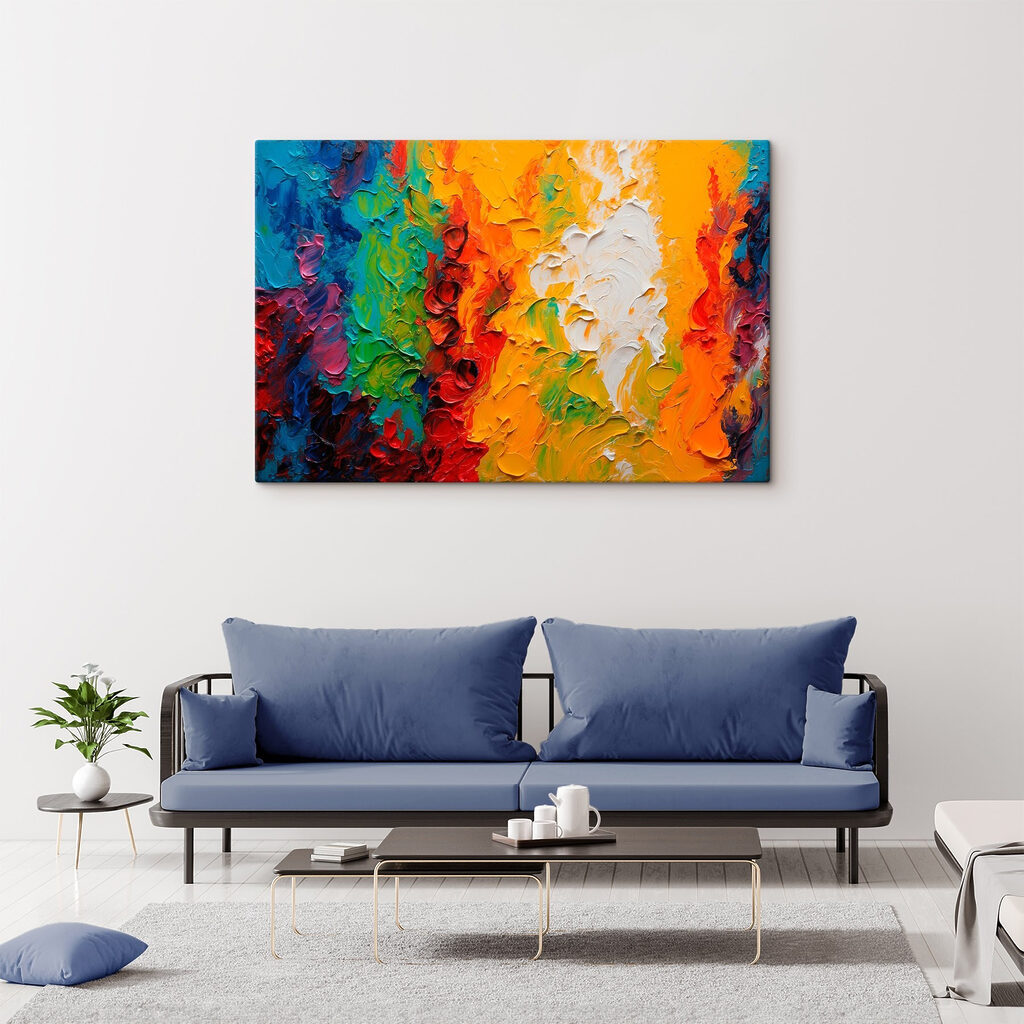 Painting of different colors Painting of different colors