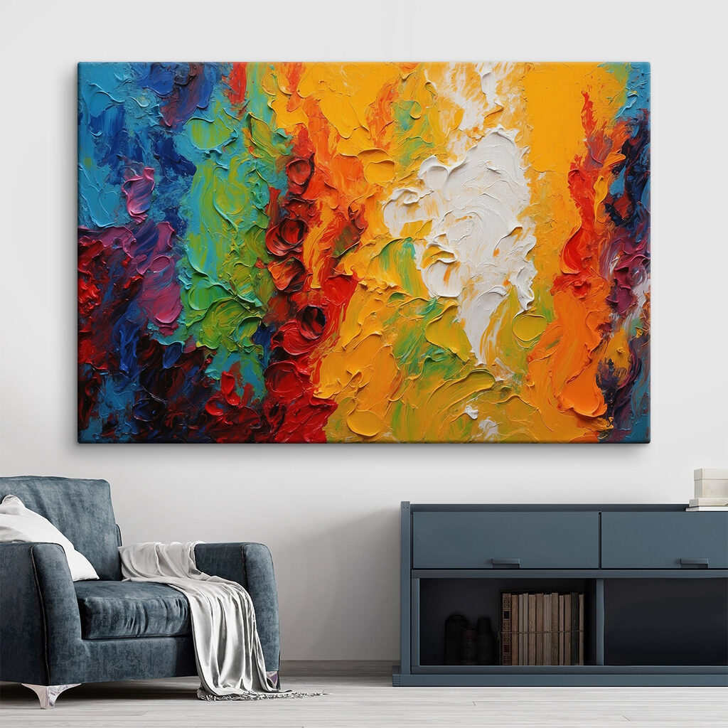 Painting of different colors Painting of different colors