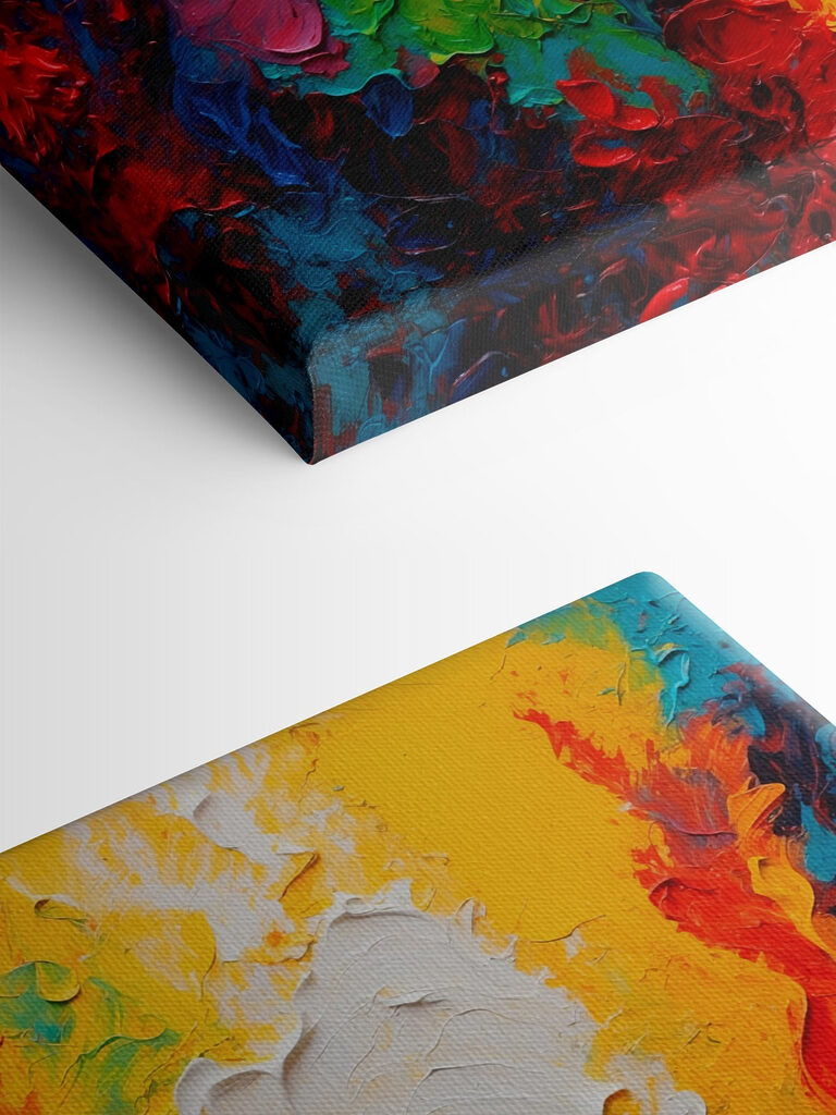 Painting of different colors Painting of different colors