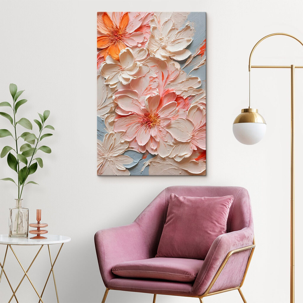 Delicate petals in soft pastel hues Delicate petals in soft pastel hues