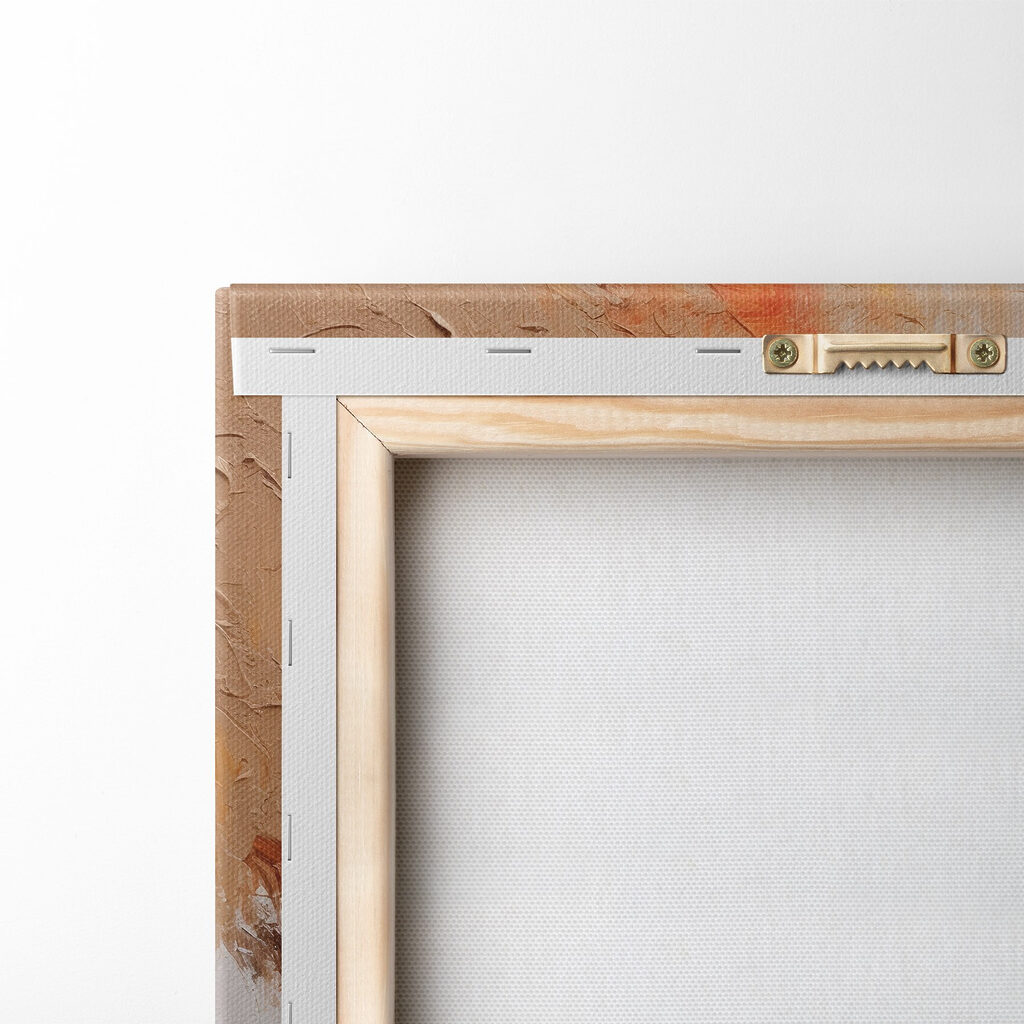 Textured canvas with warm tones