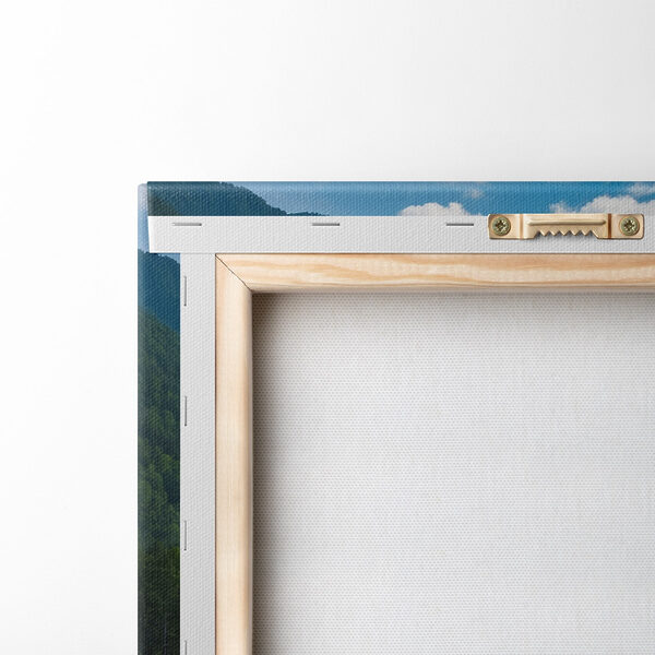 River running through a valley with mountains in the background River running through a valley with mountains in the background