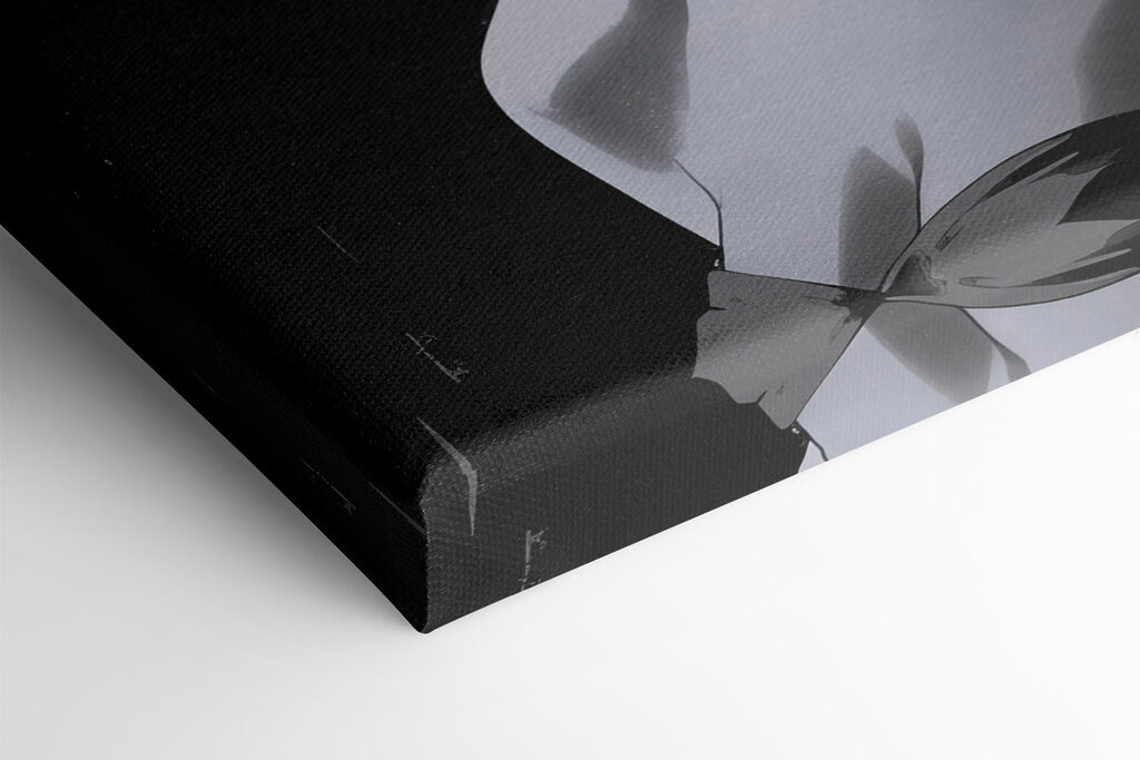 Woman with short hair