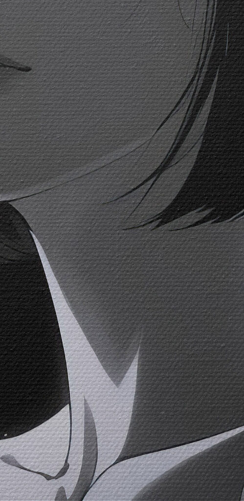 Woman with short hair