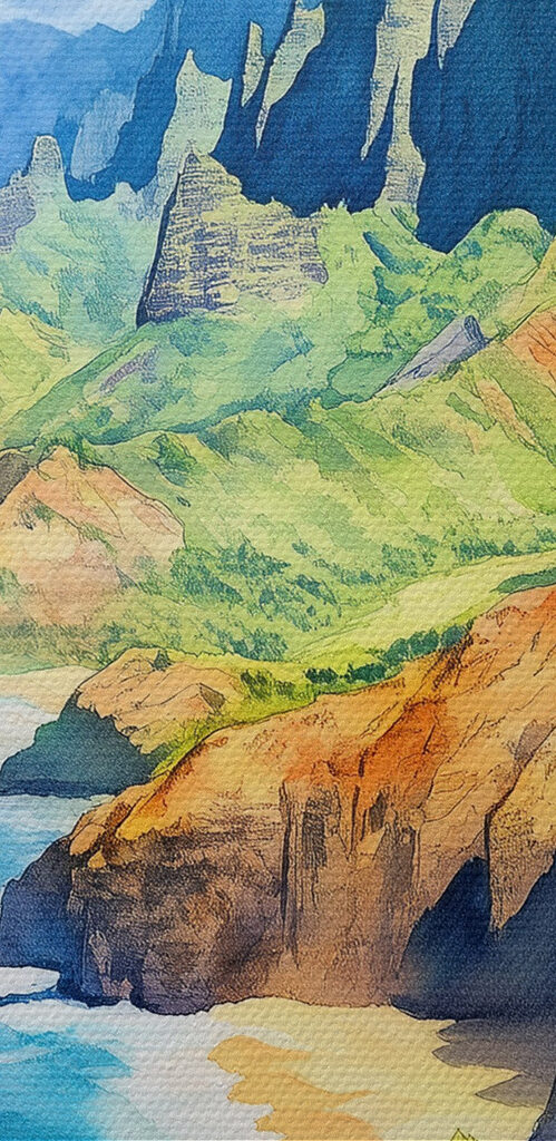 Rainbow over a rocky beach Rainbow over a rocky beach