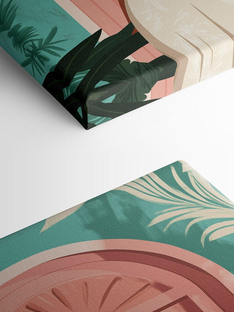 Woman wearing a white dress and hat