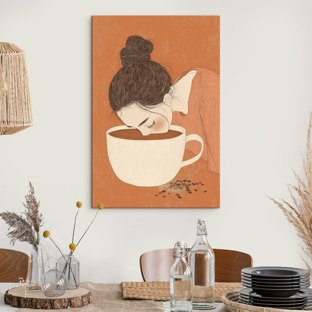 Woman drinking from a cup Woman drinking from a cup