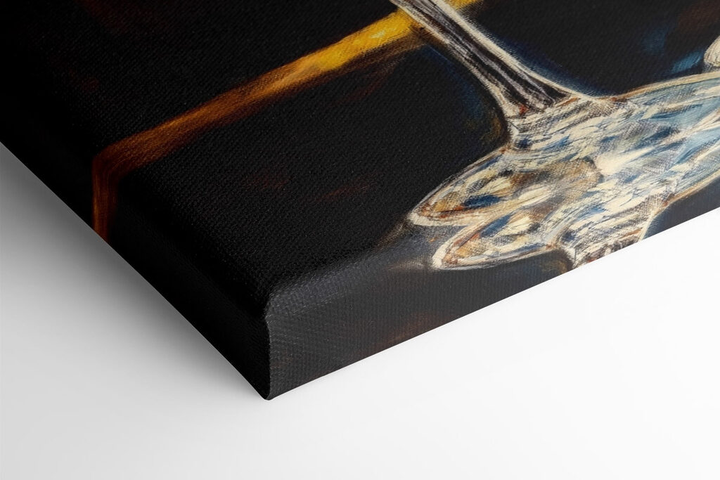 Two glasses of drinks on a table Two glasses of drinks on a table