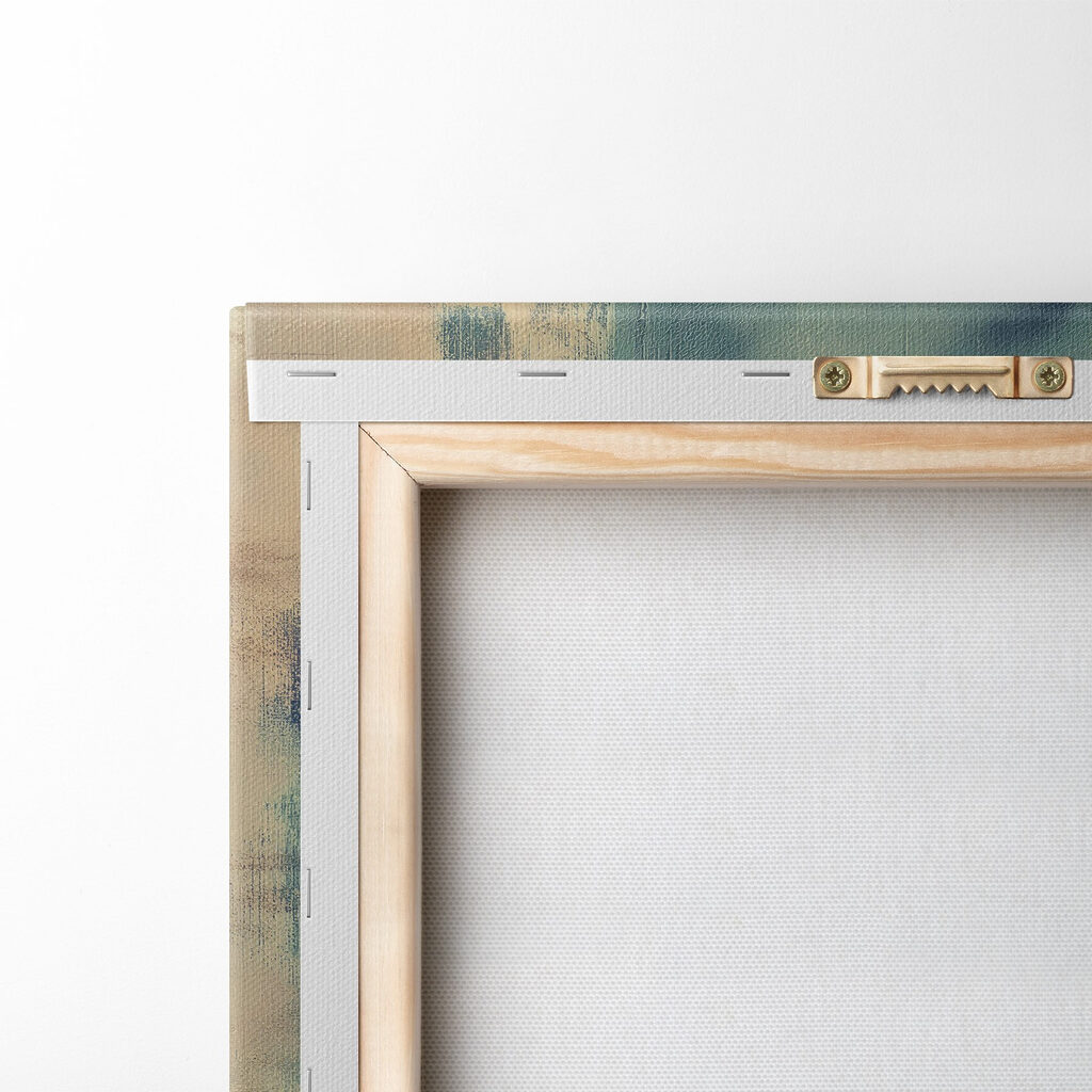 Woman's face through a window