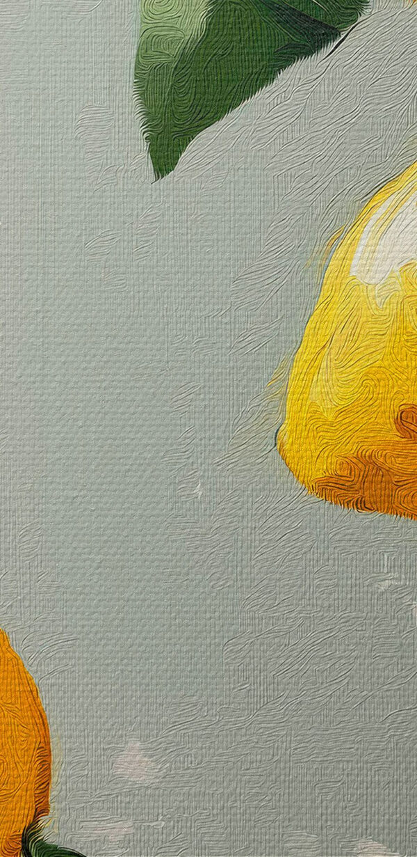 Painting of lemons on a tree Painting of lemons on a tree