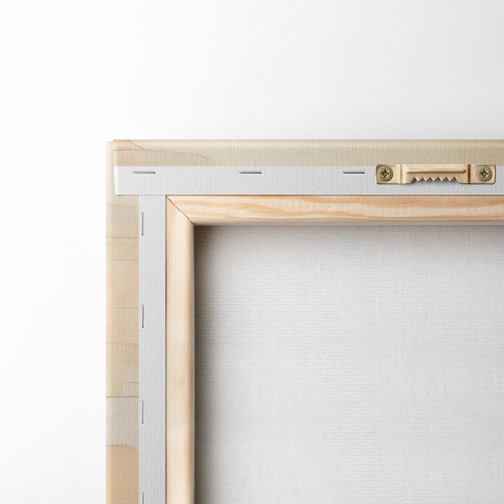 Wall with orange and white stripes Wall with orange and white stripes