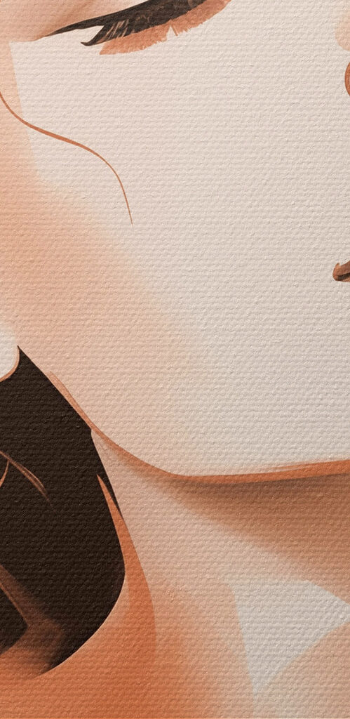 Elegant portrait with serene expression Elegant portrait with serene expression