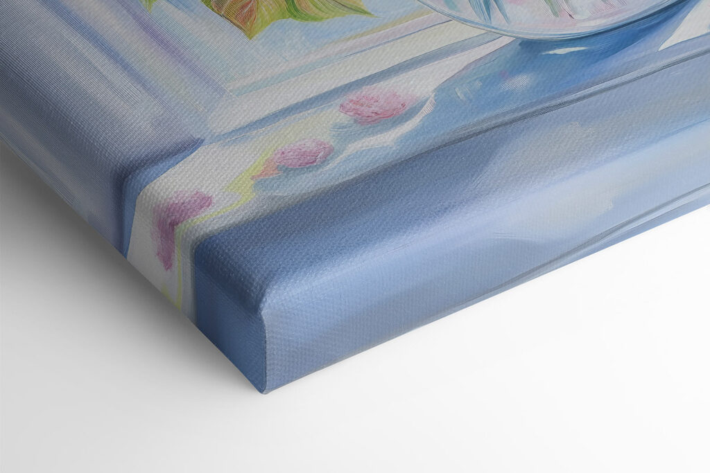 Painting of a vase of flowers