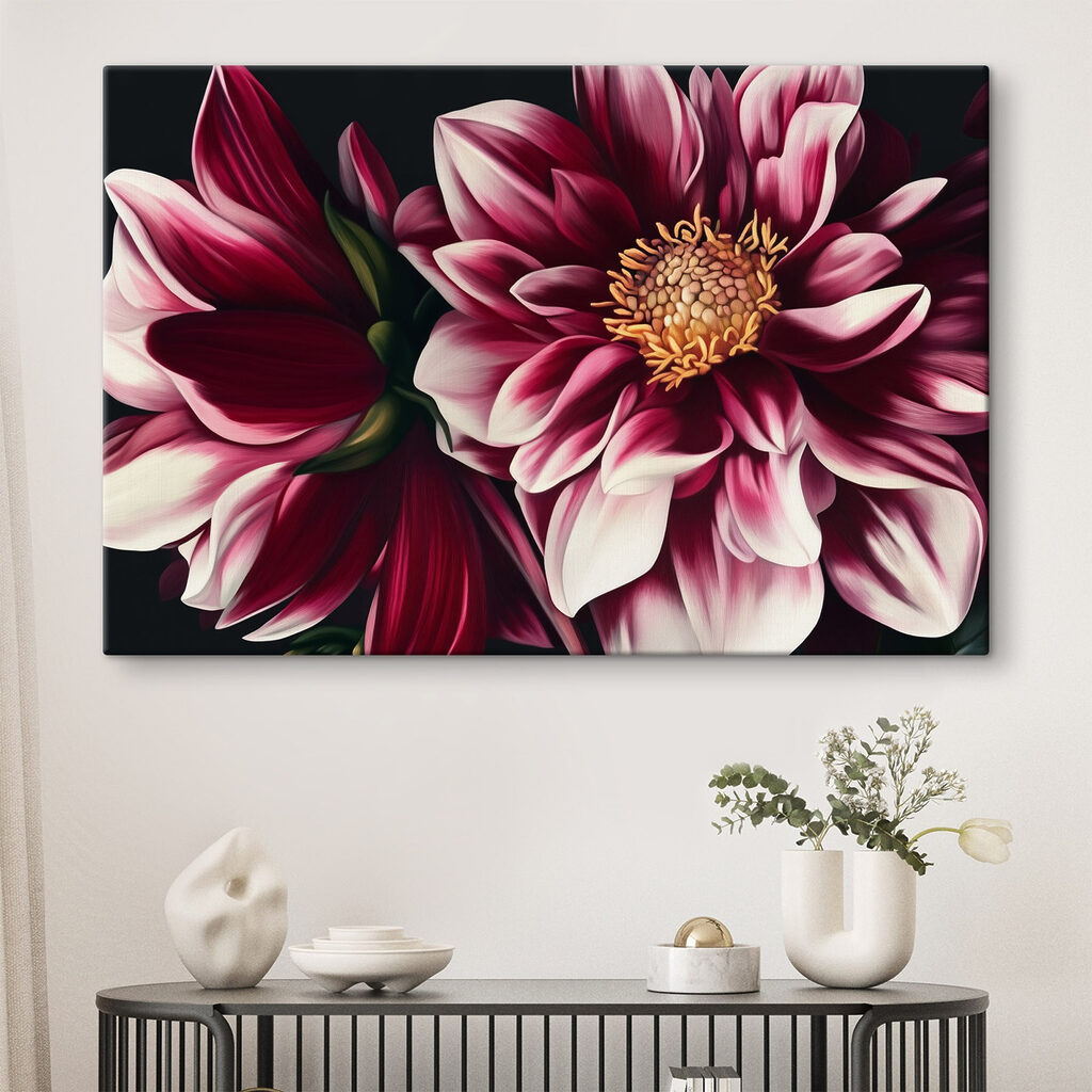 Vibrant blossoms in harmonious colors