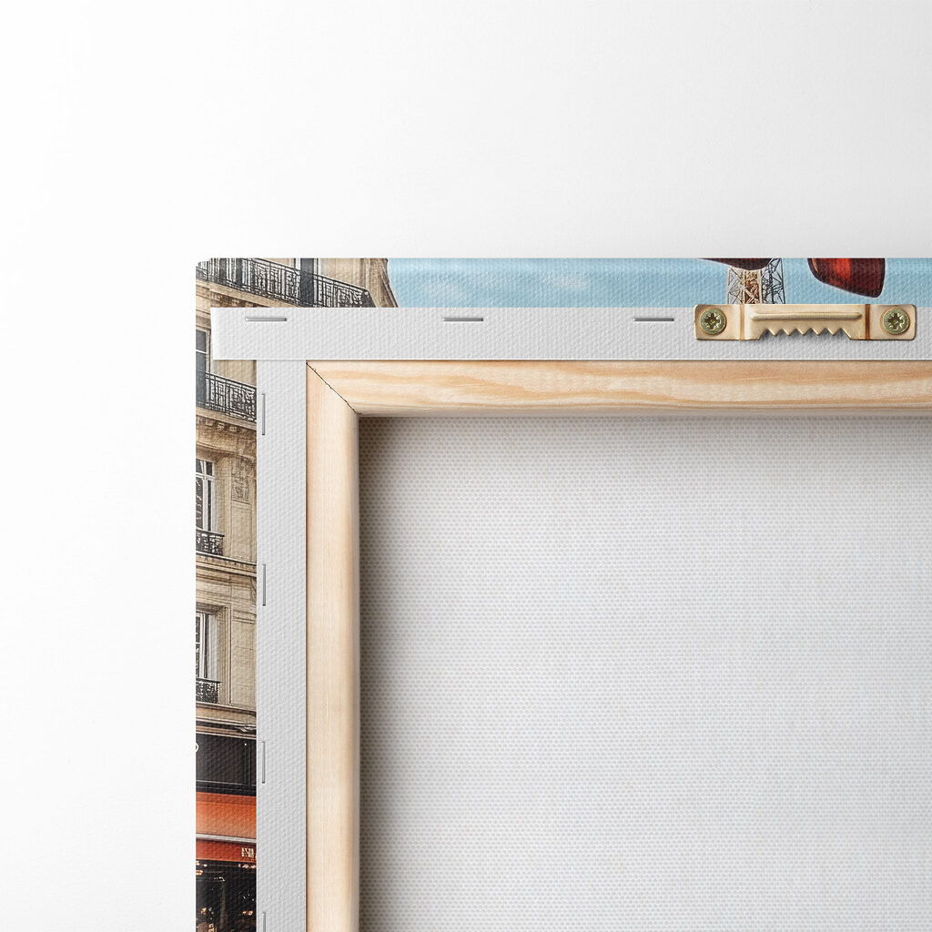 Table with food on it and a table with a tower in the background Table with food on it and a table with a tower in the background