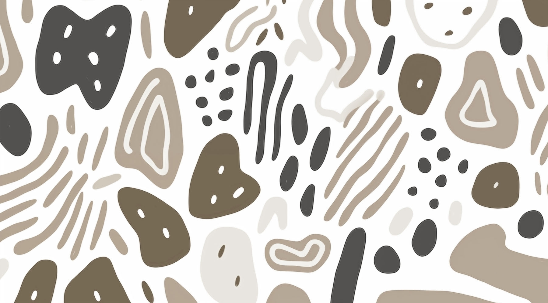 Pattern of brown and black spots