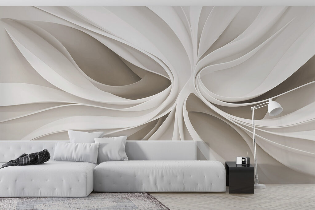 White swirly pattern White swirly pattern