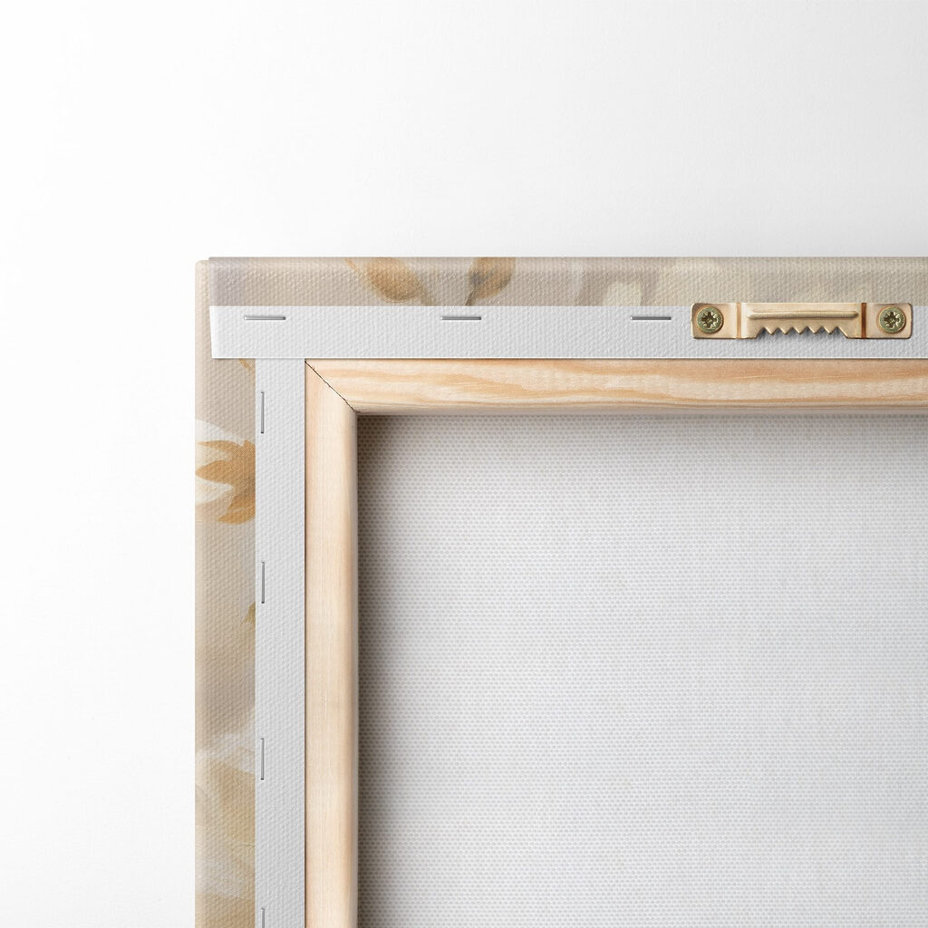 Painting of flowers on a wall Painting of flowers on a wall