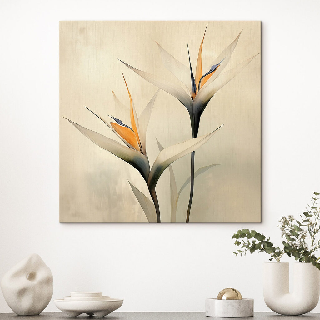 Delicate blooms in soft hues