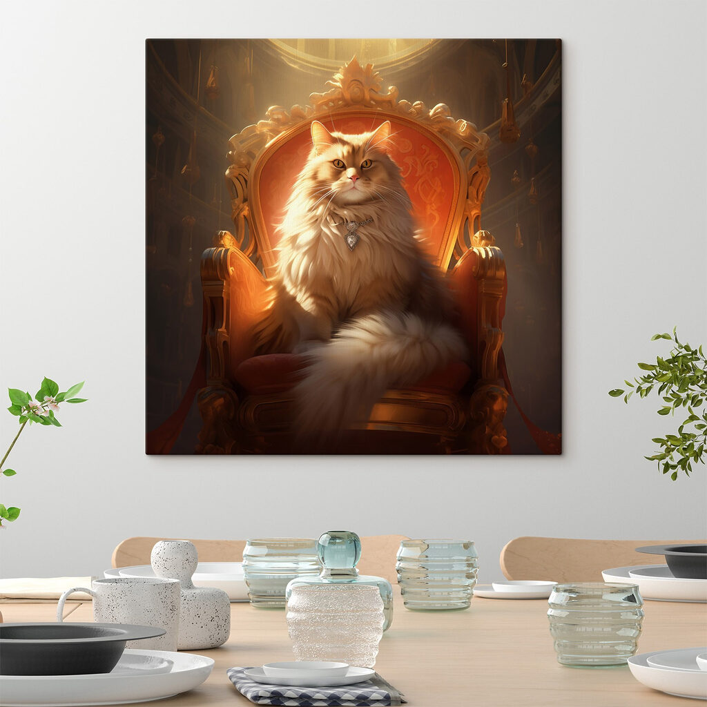 Кіт сидить на стільці s44250pik1m 1024x1024 - Кіт сидить на стільці - tegory