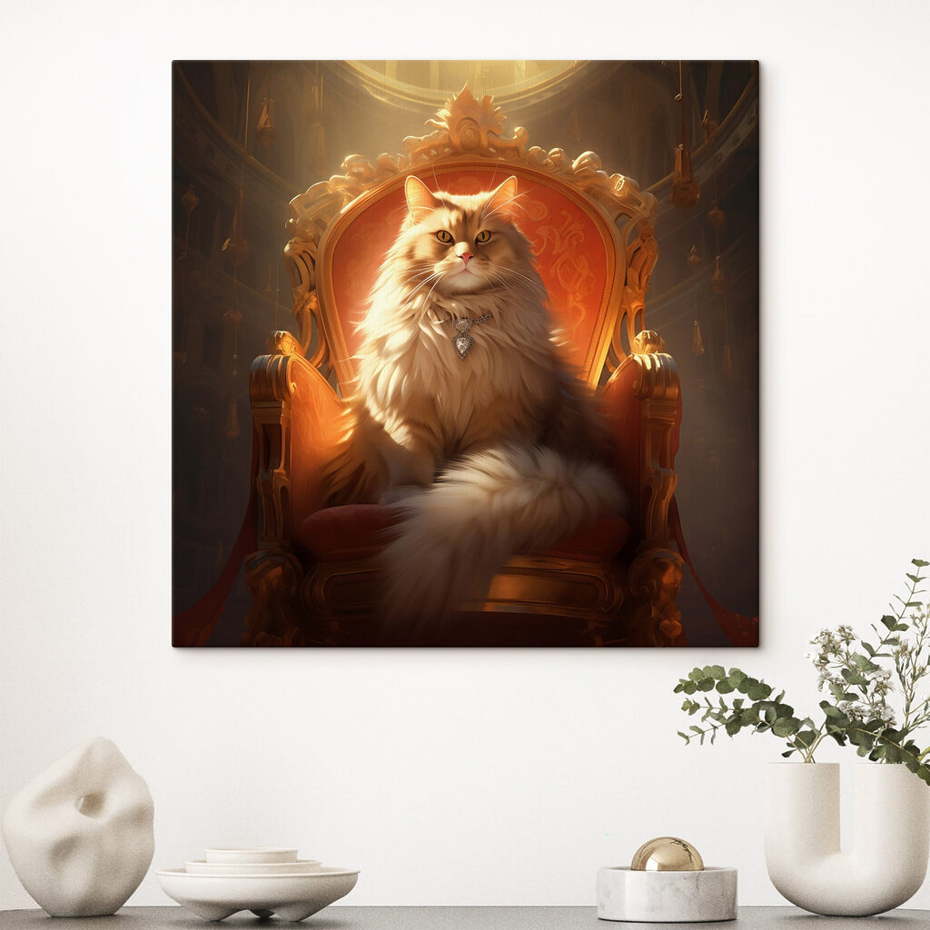 Кіт сидить на стільці s44250pig27 1024x1024 - Кіт сидить на стільці - tegory