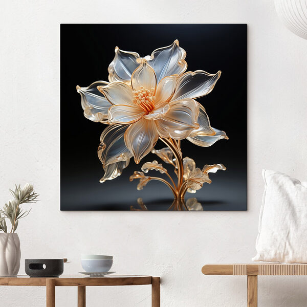 Delicate flower in elegant design Delicate flower in elegant design