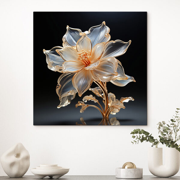 Delicate flower in elegant design Delicate flower in elegant design